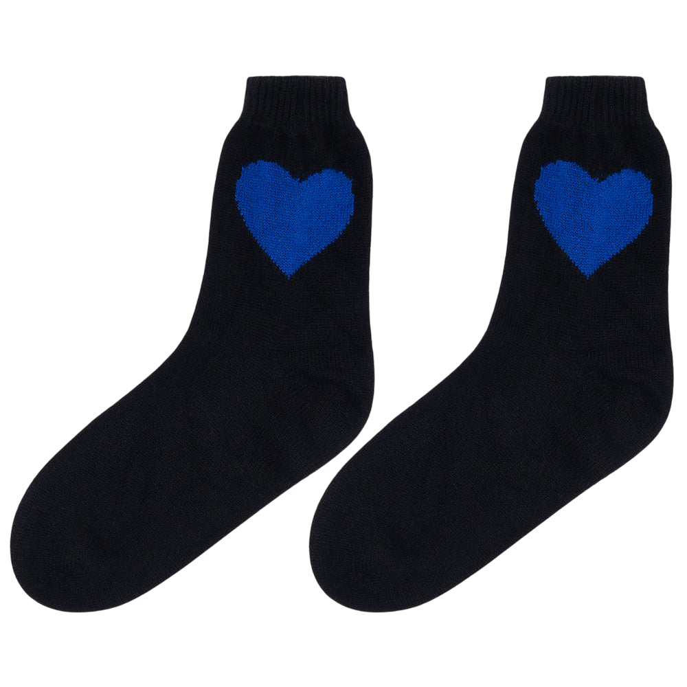 Heart Socks Jumper 1234 V4_Black_Lolite One Size