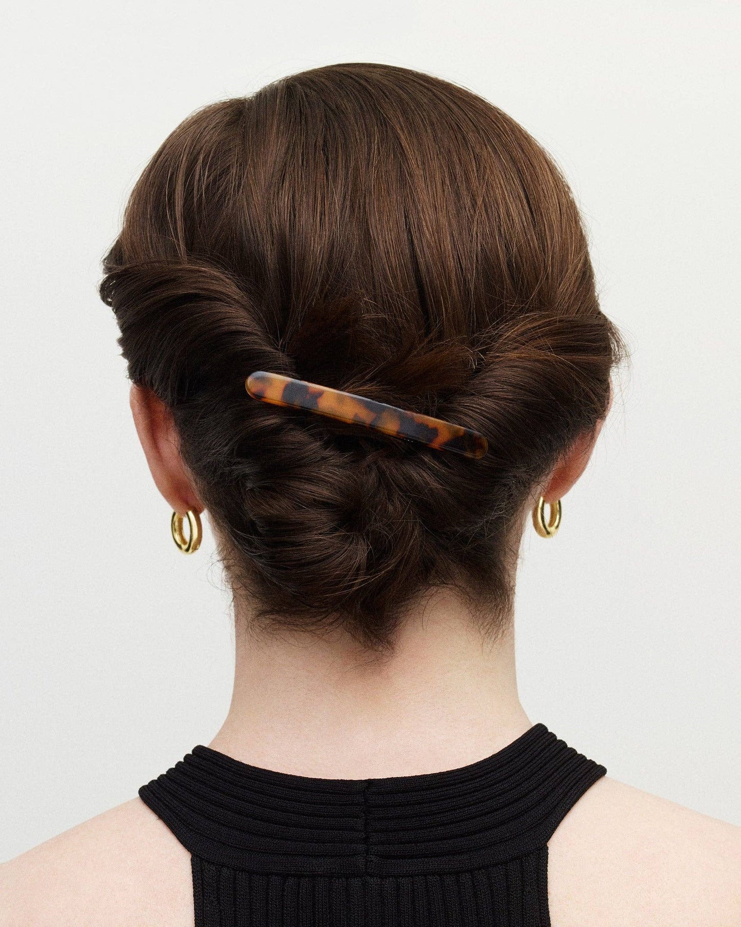 Midi Paris Barrette in Green Tortoise Hair Accessories MACHETE
