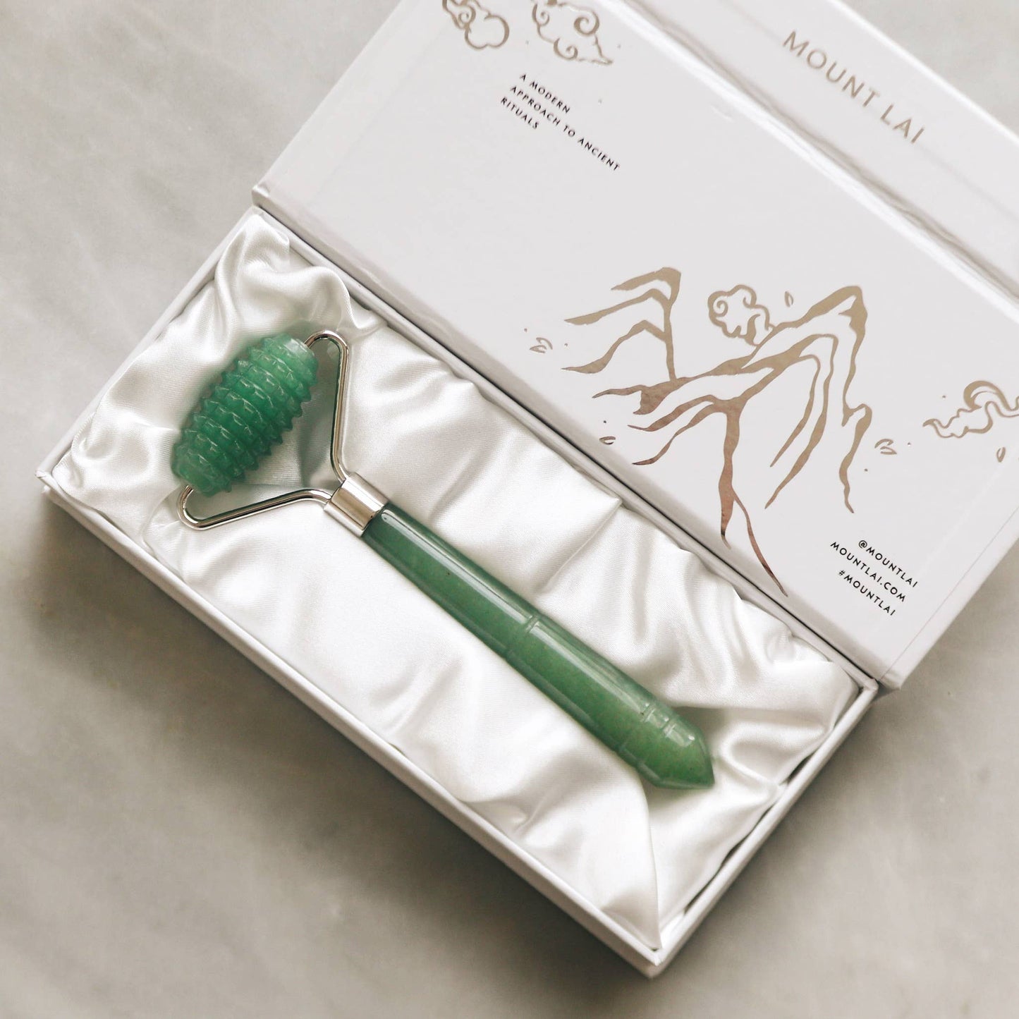 The Jade Textured Facial Roller Beauty Mount Lai