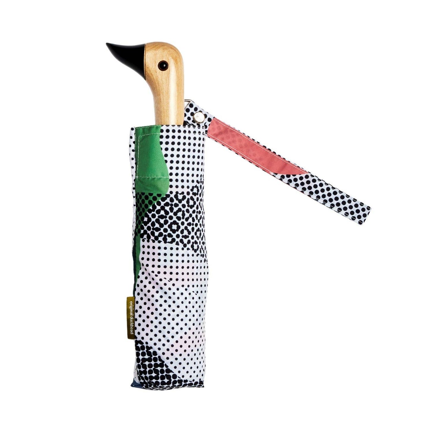 Dots Sustainable Compact Duckhead Umbrella  Original Duckhead US   