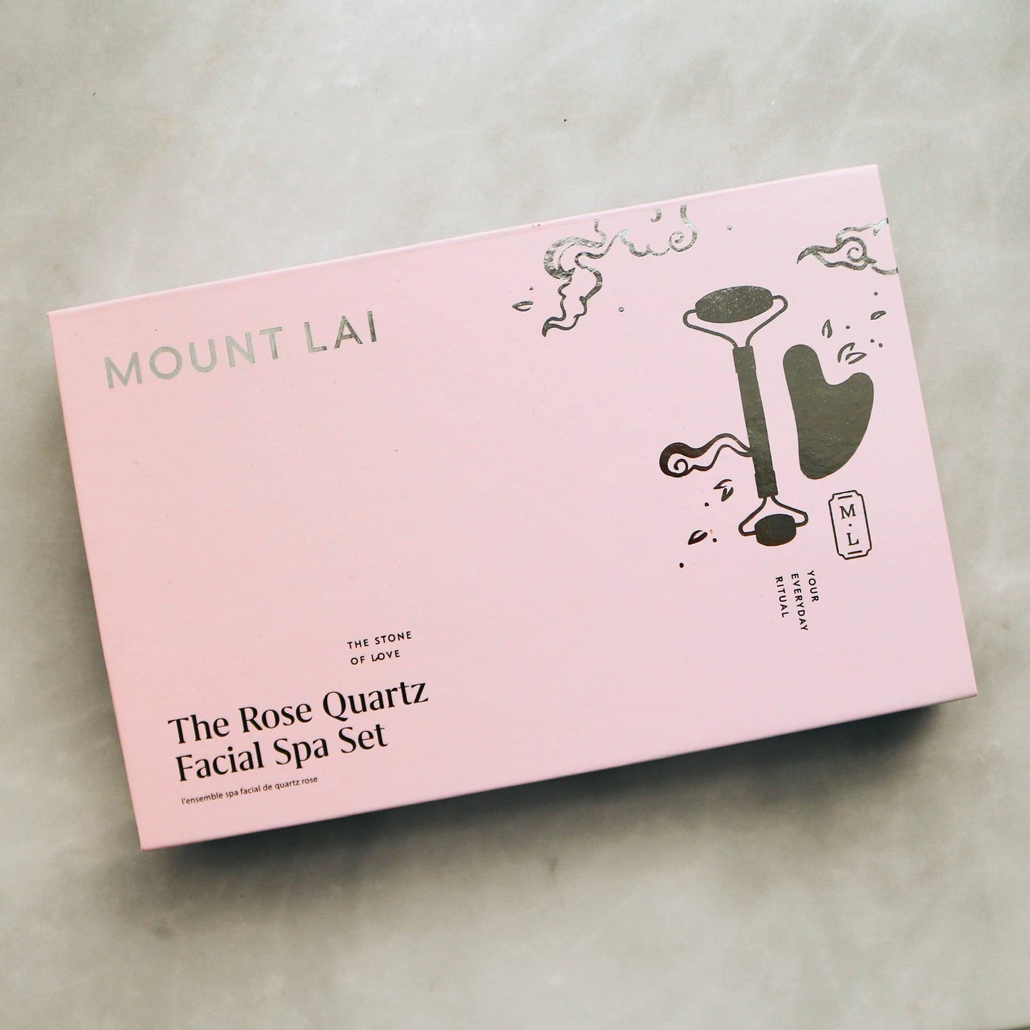 Rose Quartz Facial Spa Set Beauty Mount Lai