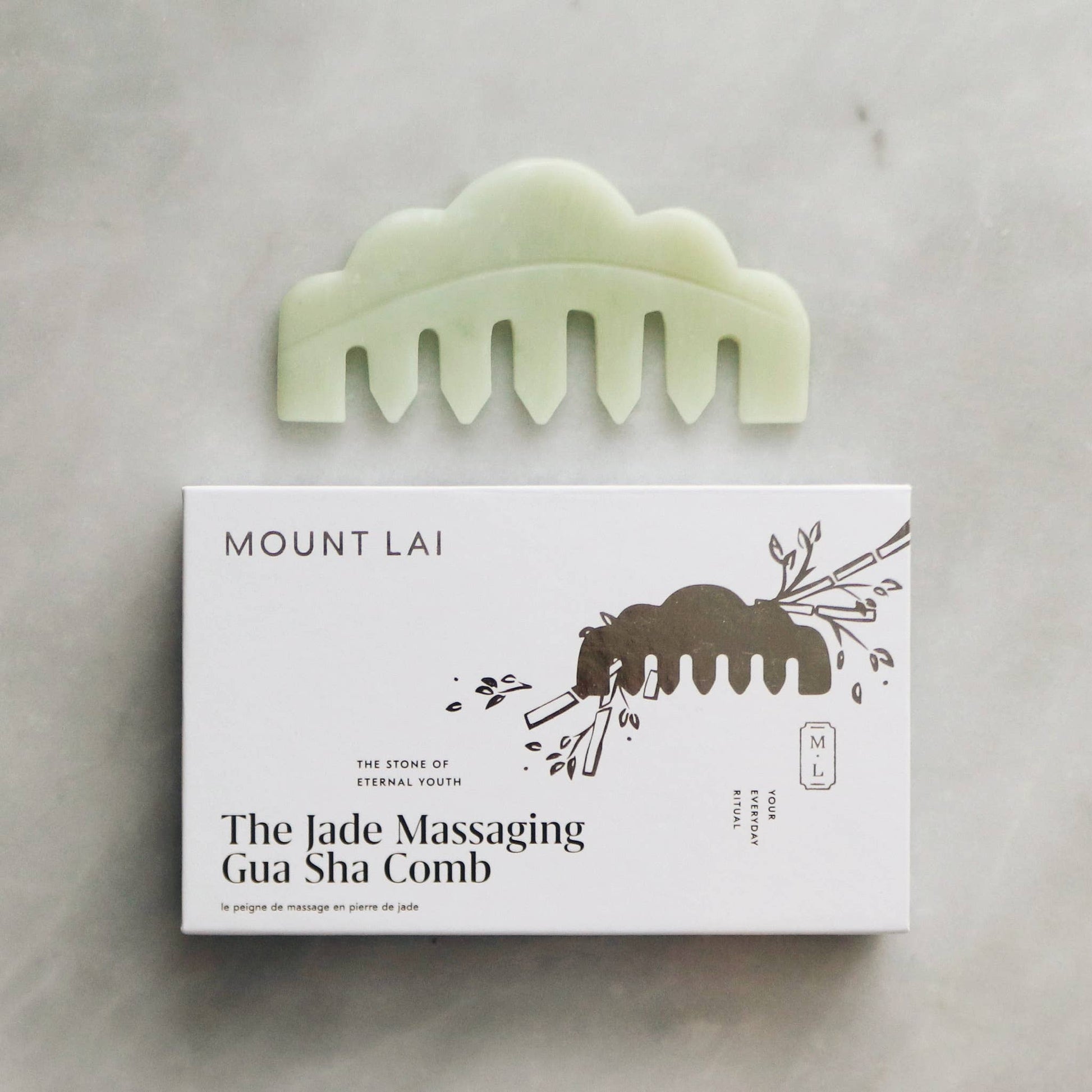 The Jade Massaging Gua Sha Comb Beauty Mount Lai