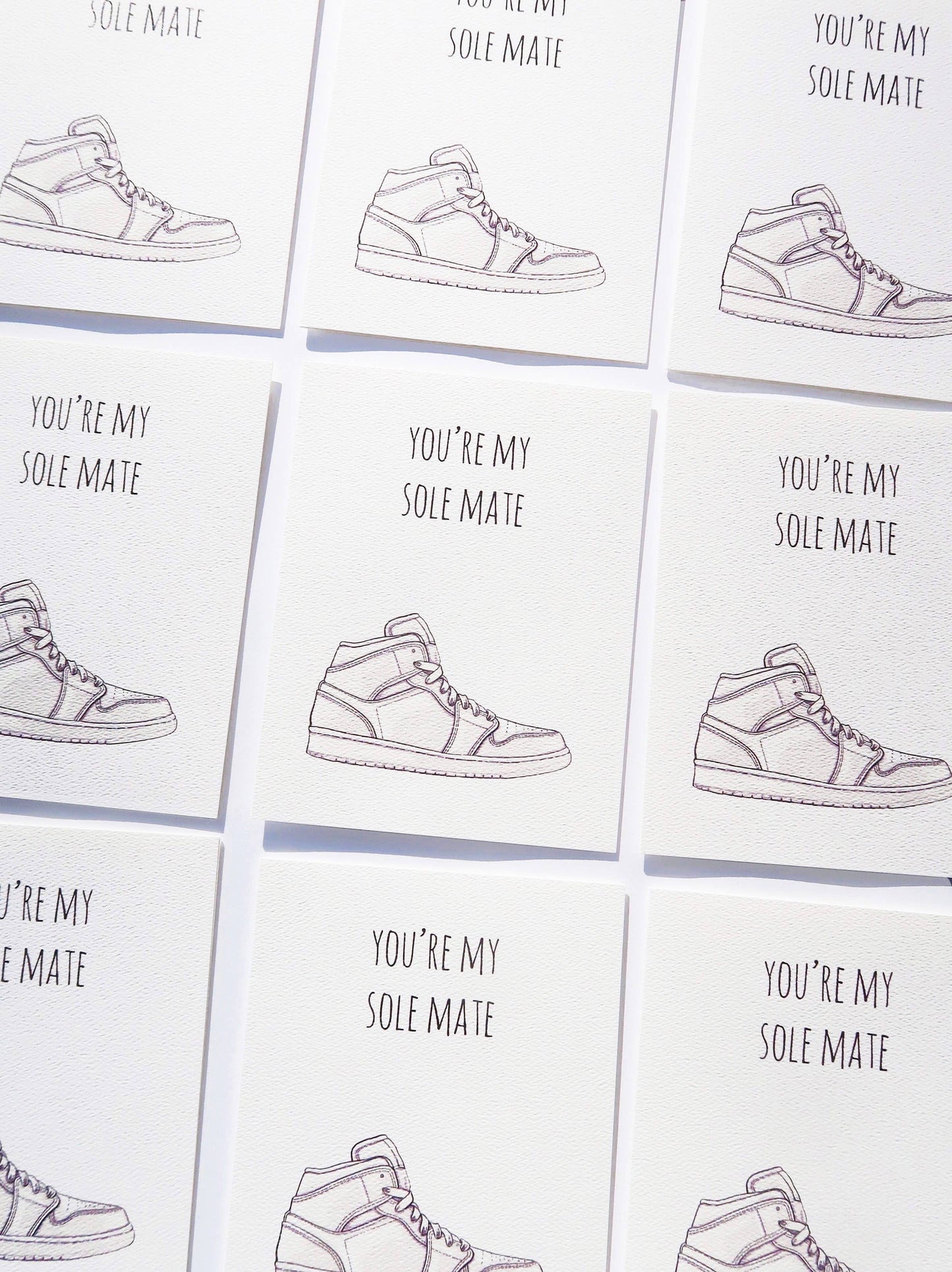 Sole Mate - Hand Illustrated Love Card Cards Noted By Copine