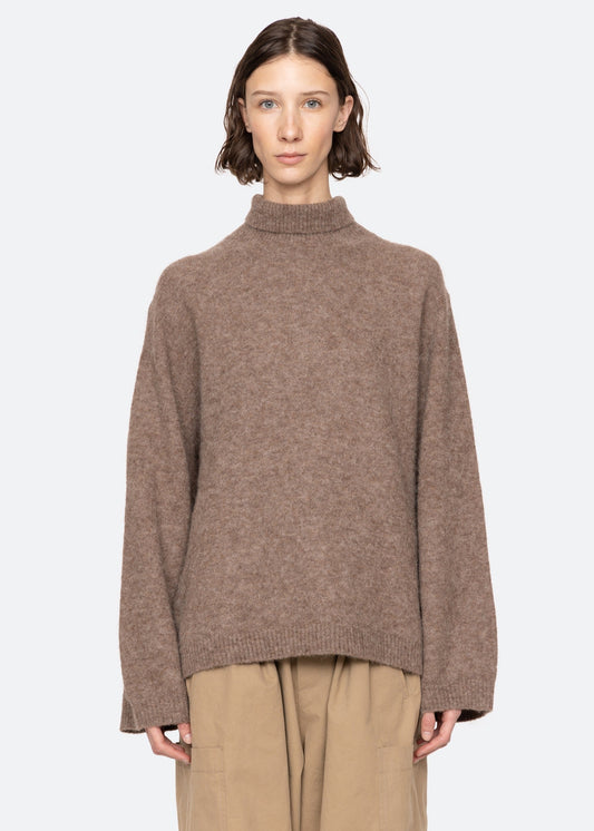 Mallory Combo Knit Turtleneck Sweater Sweaters SEA NEW YORK