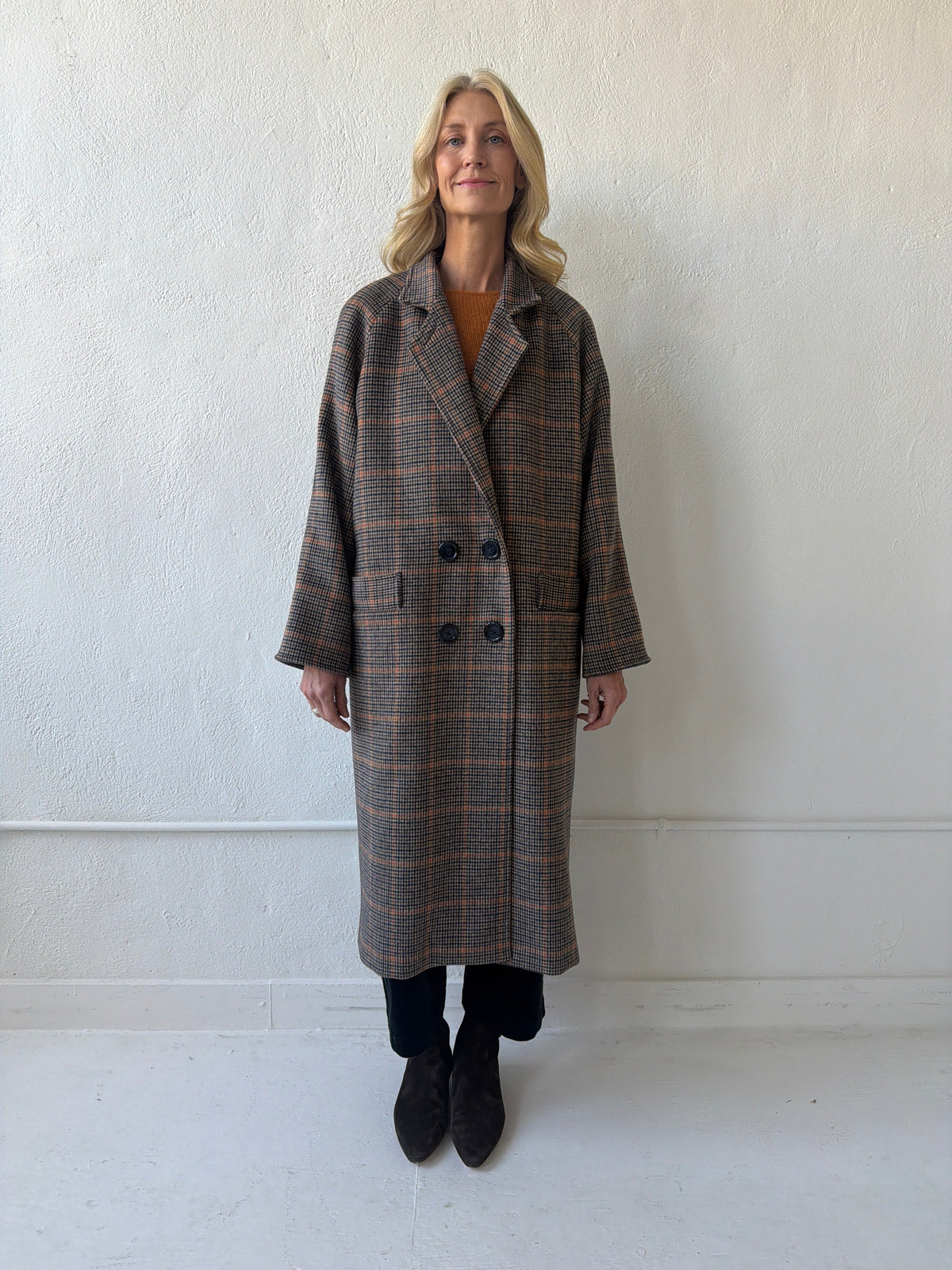Agnes Coat in Double Faced Wool - 2