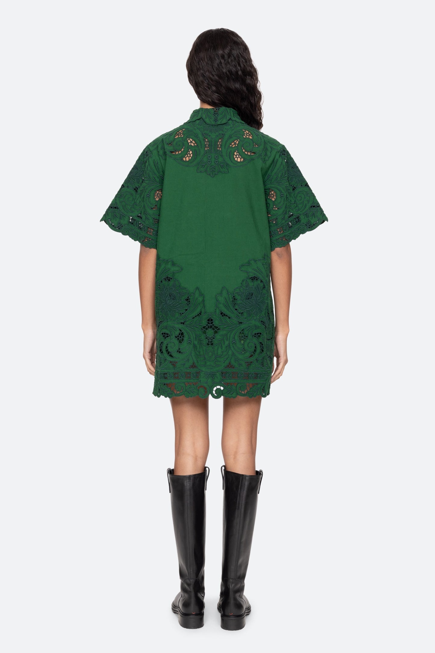 Ceci Embroidery S/S Shirt Dress Dresses SEA NEW YORK