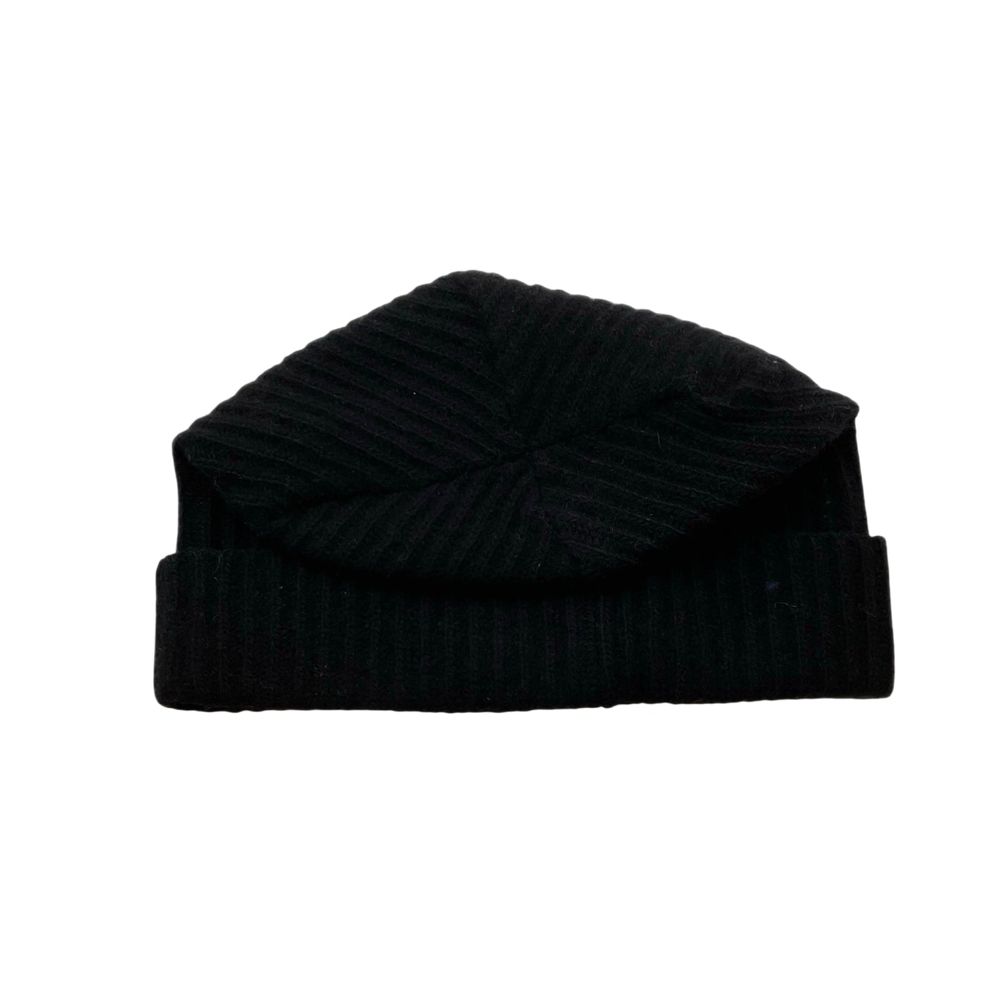 Cuffed Rib Hat Accessories Portolano Black O/S