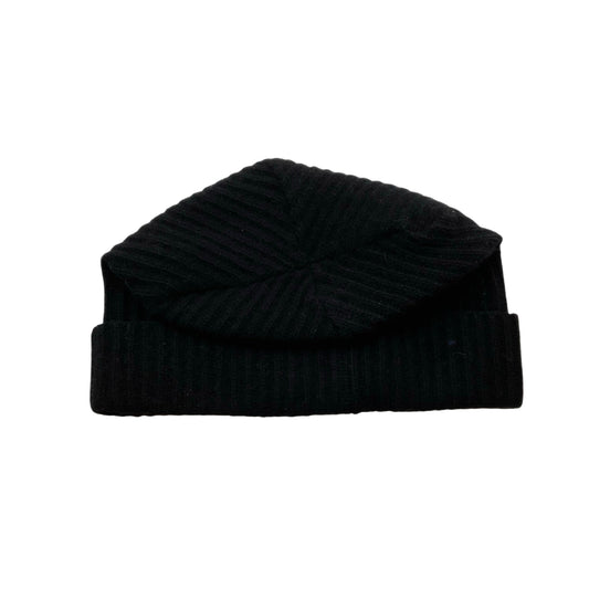 Cuffed Rib Hat Accessories Portolano Black O/S