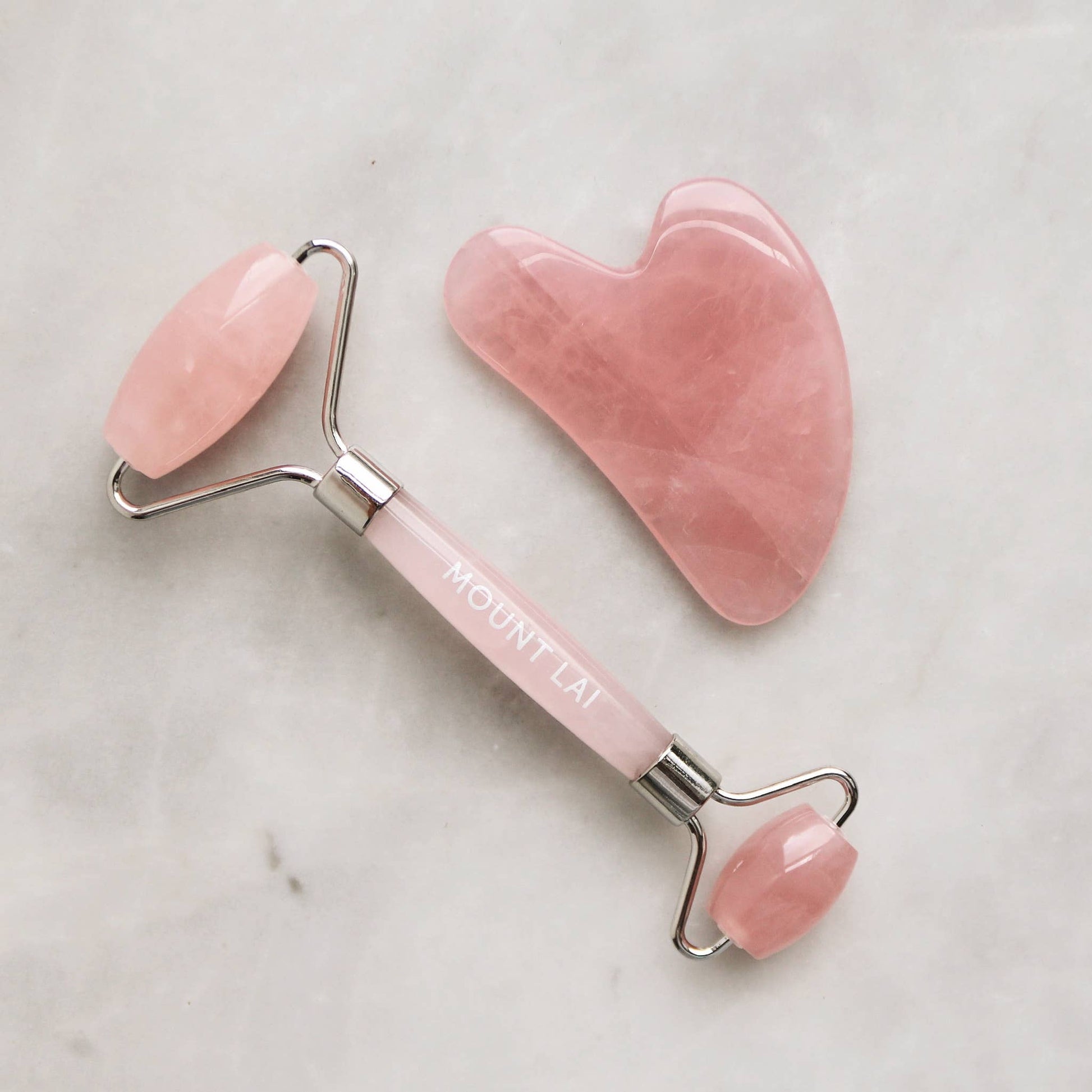 Rose Quartz Facial Spa Set Beauty Mount Lai