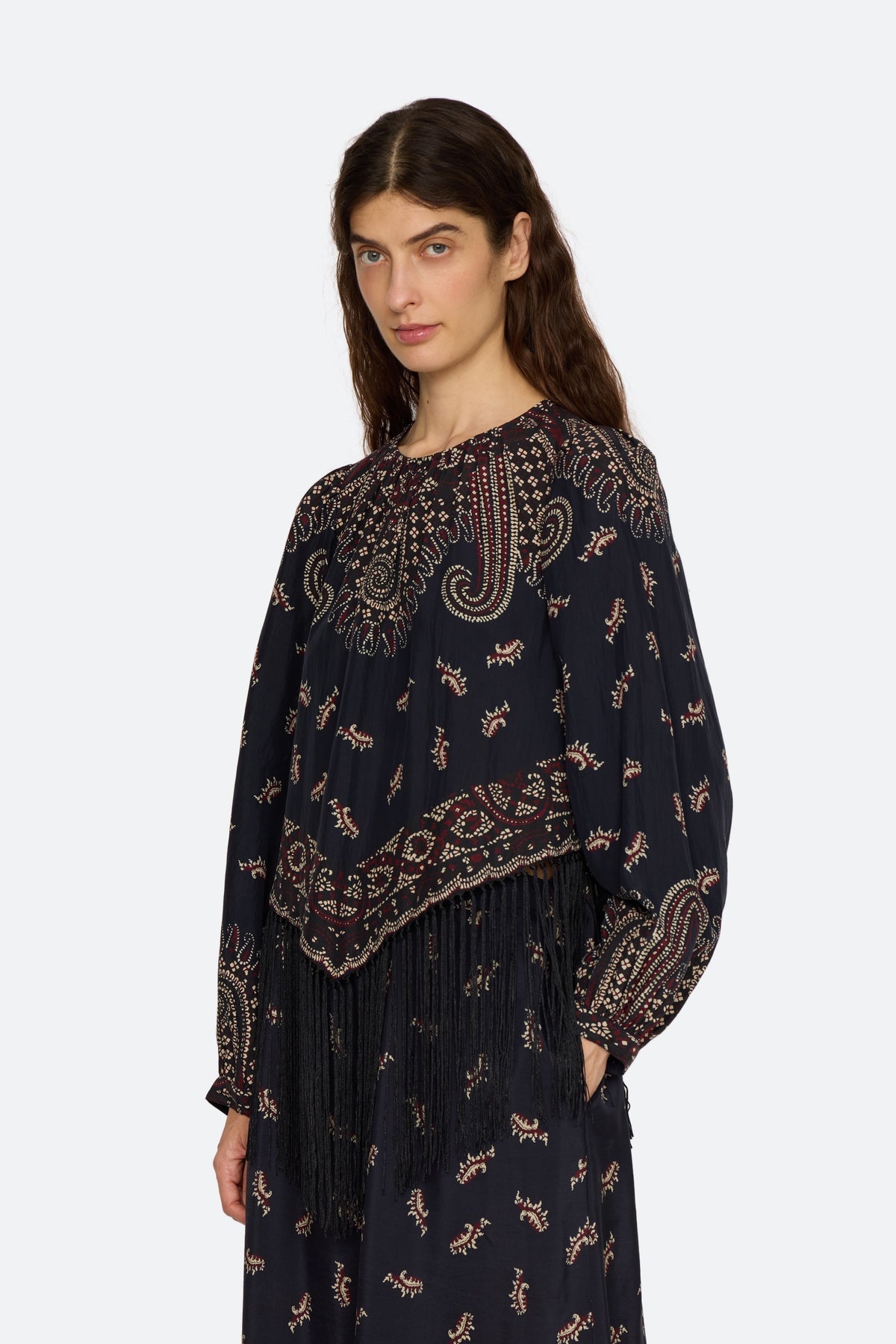 Ellery Paisley L/S Top Tops SEA NEW YORK - 3