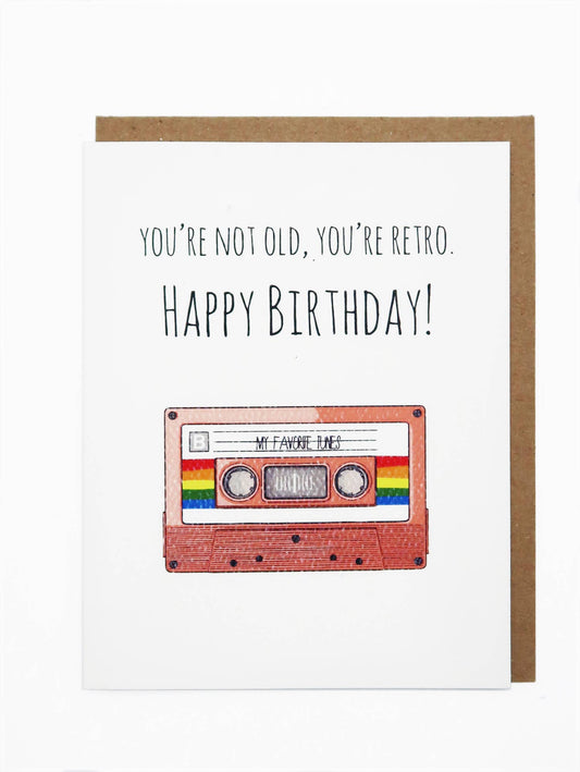 Retro Birthday Cards Noted By Copine