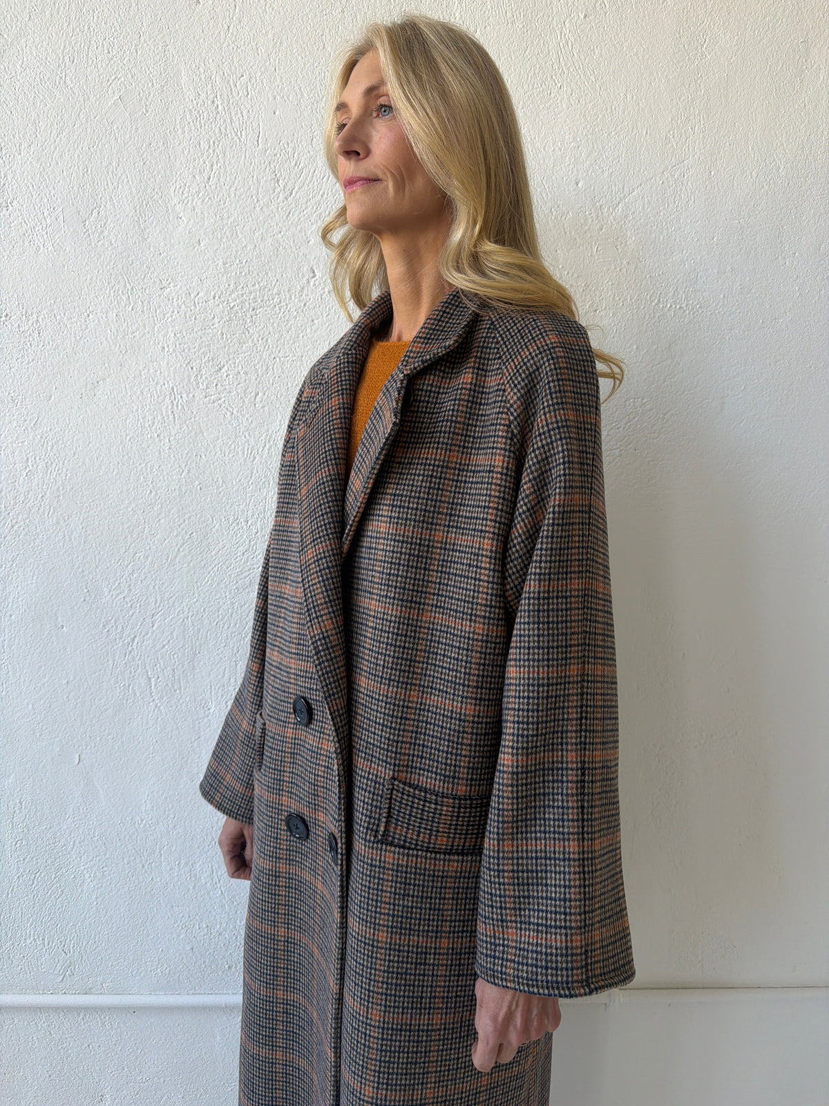 Agnes Coat in Double Faced Wool - 5
