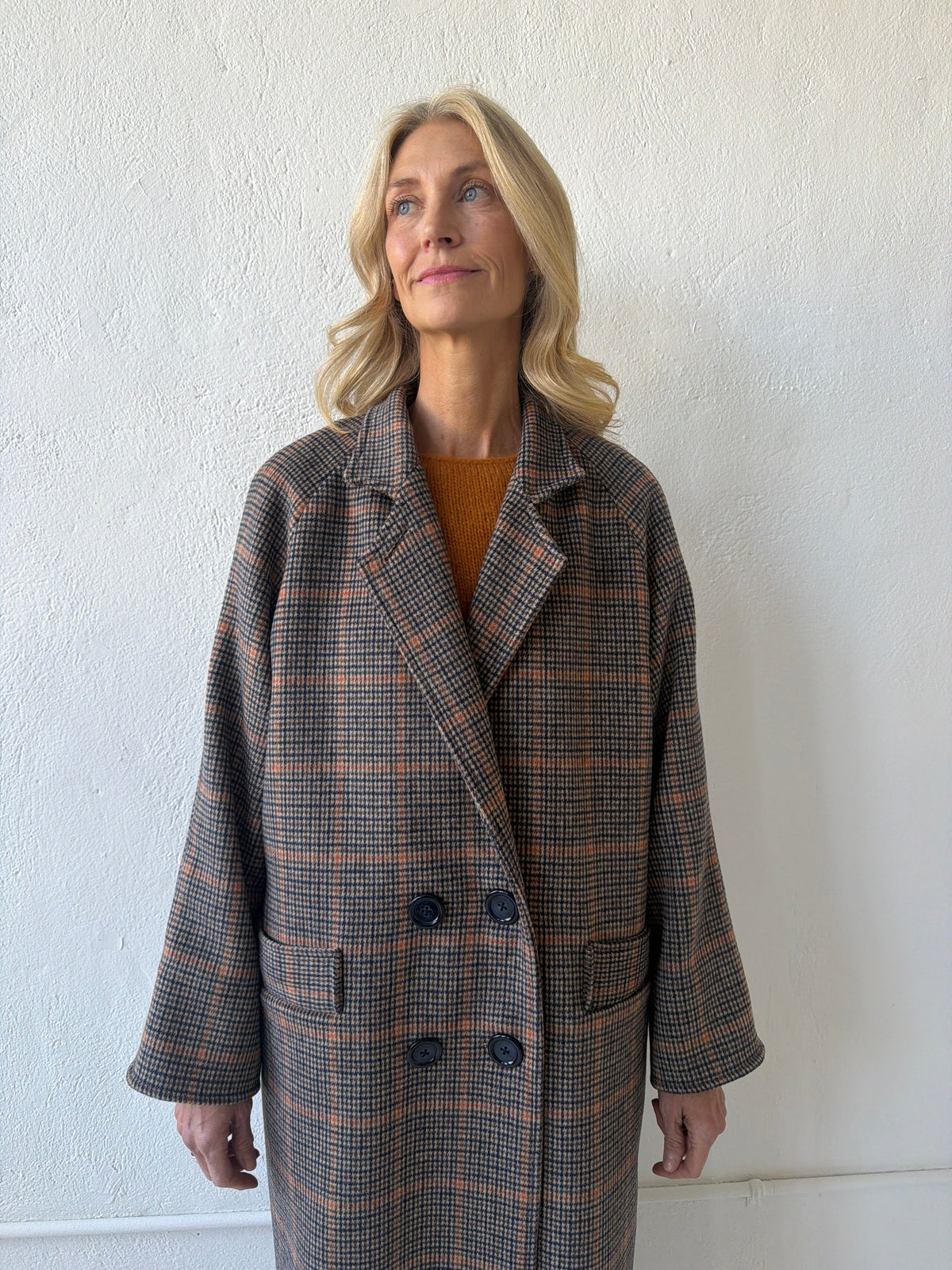Agnes Coat in Double Faced Wool - 3