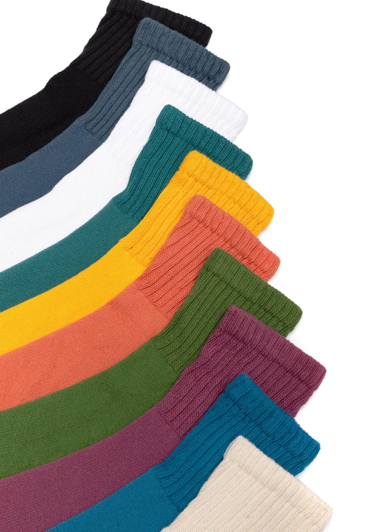 The Solids Quarter Crew Socks American Trench