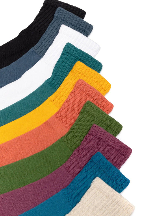 The Solids Quarter Crew Socks American Trench