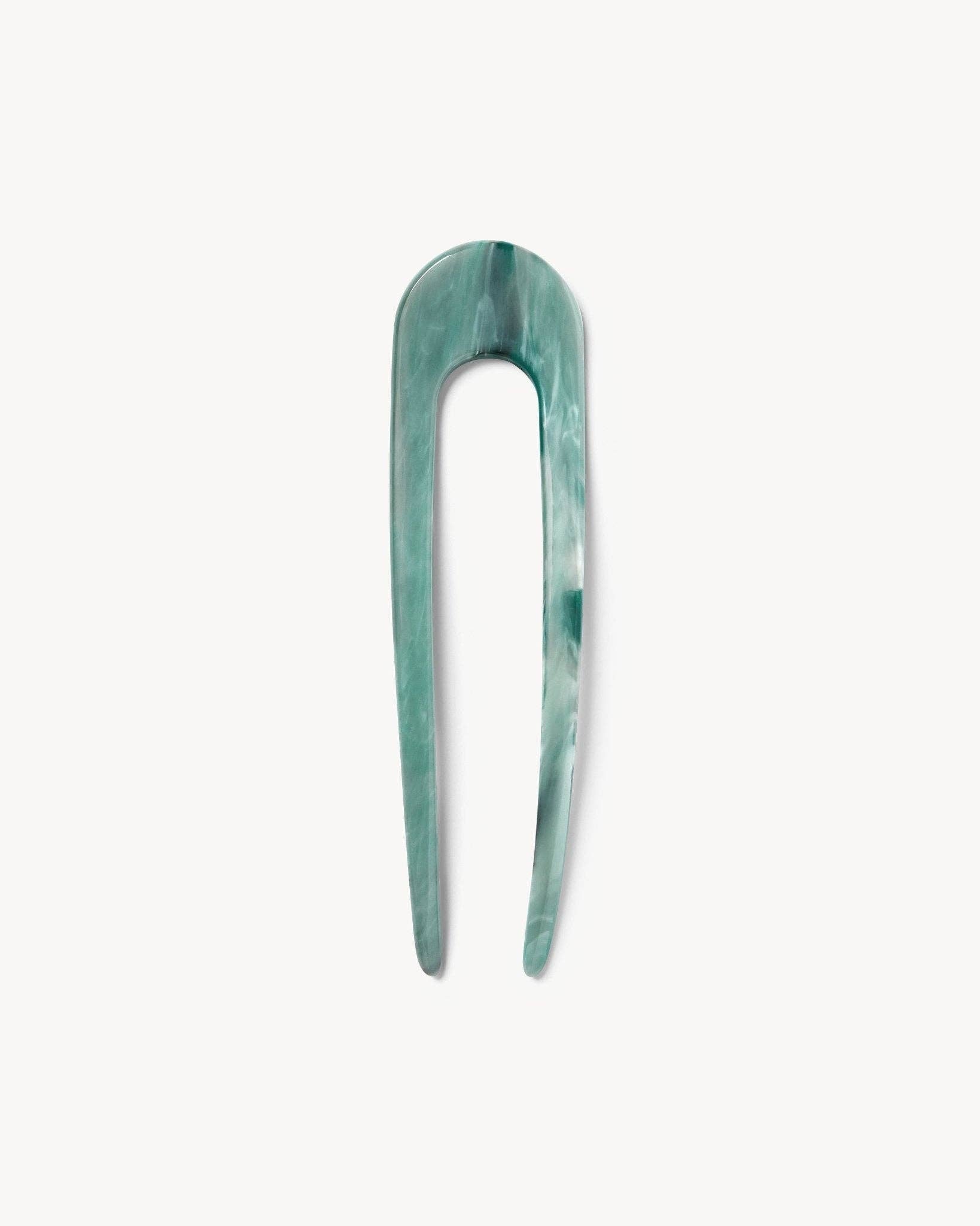 French Hair Pin in Jadeite MACHETE