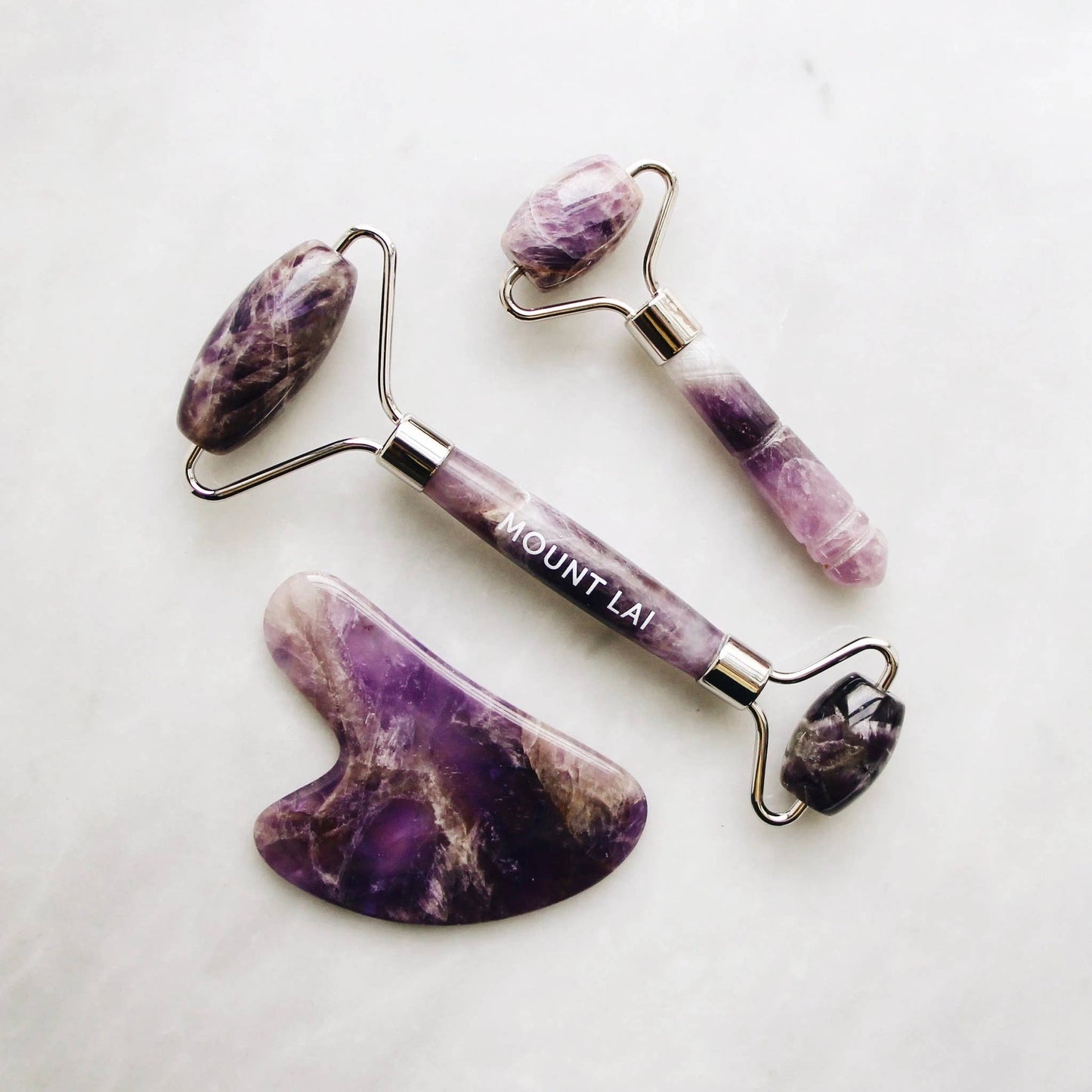 The Amethyst Gua Sha Facial Lifting Tool