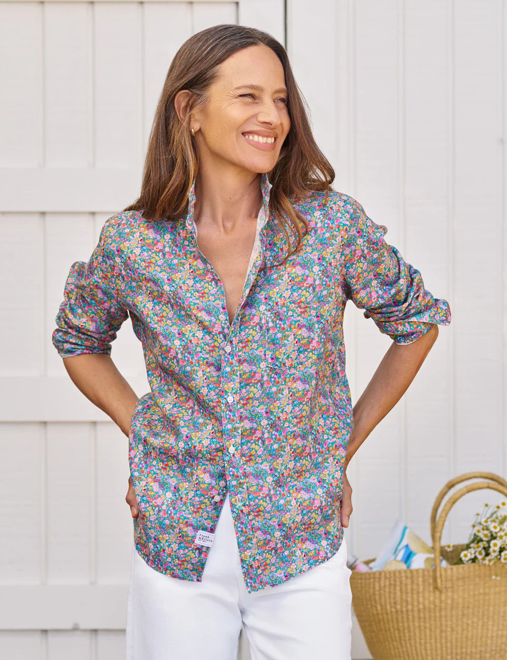 Eileen, Relaxed Button-Up Shirt - Italian Classic Linen Shirts Frank & Eileen