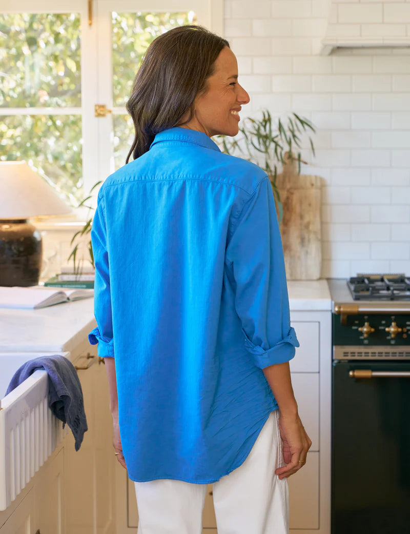 Eileen, Relaxed Button-Up Shirt - Famous Denim Tops Frank & Eileen