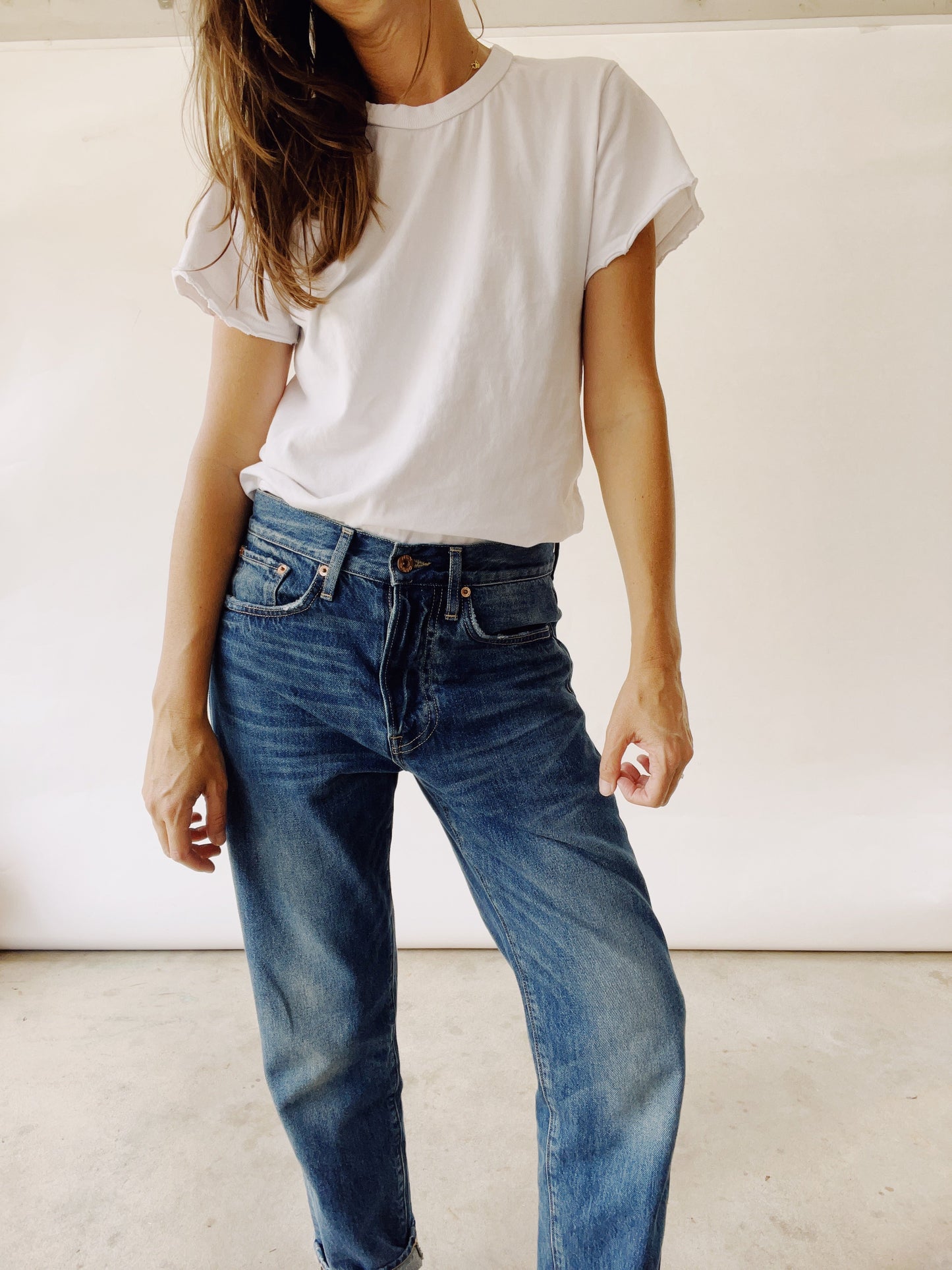 The Loose Crop Jean Bottoms HEY GANG