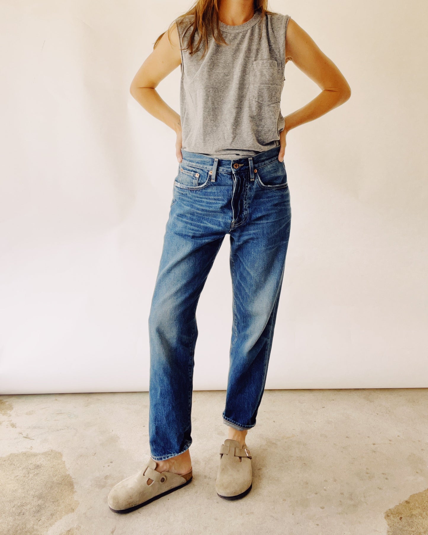 The Loose Crop Jean Bottoms HEY GANG
