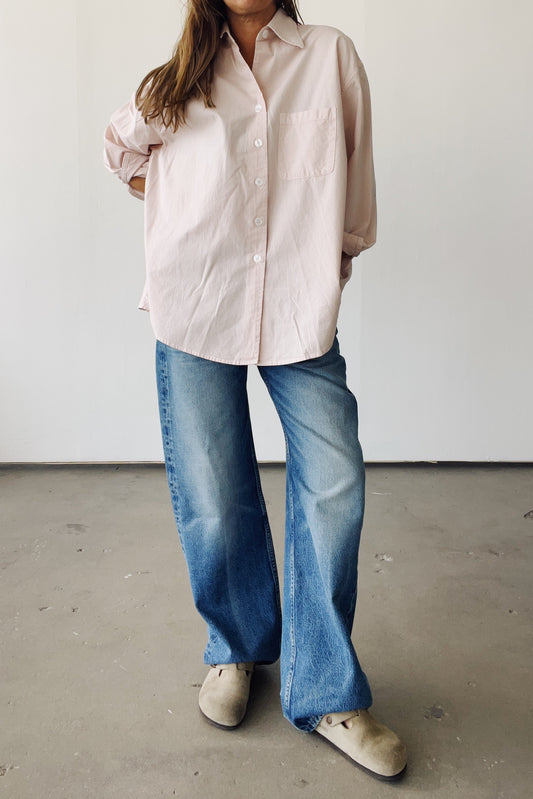 The Big Shirt Light Pink HEY GANG