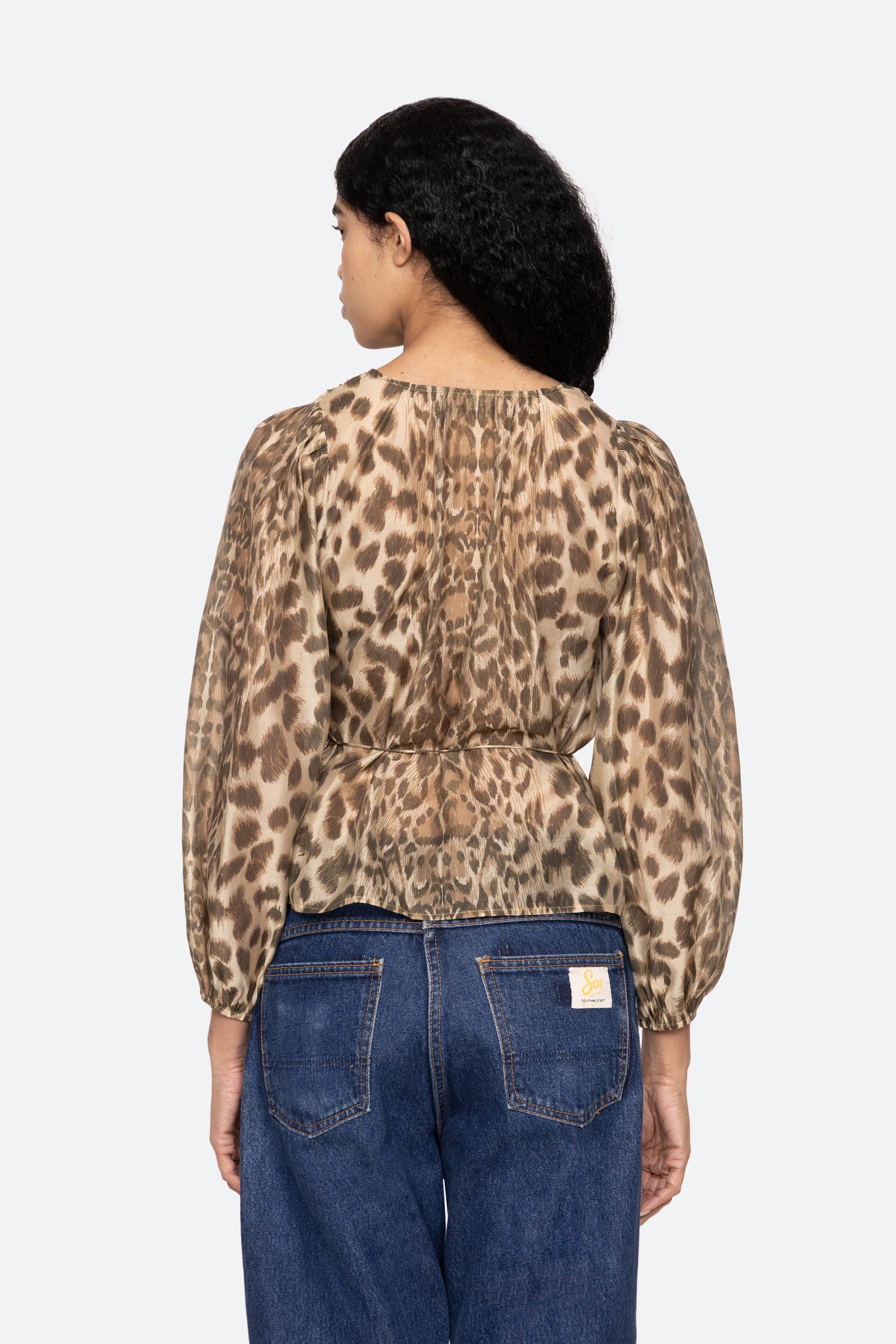 Claude Print L/S Top SEA NEW YORK