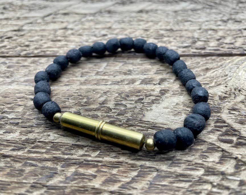Flint Beaded Single Bracelet Jewelry Tres Cuervos