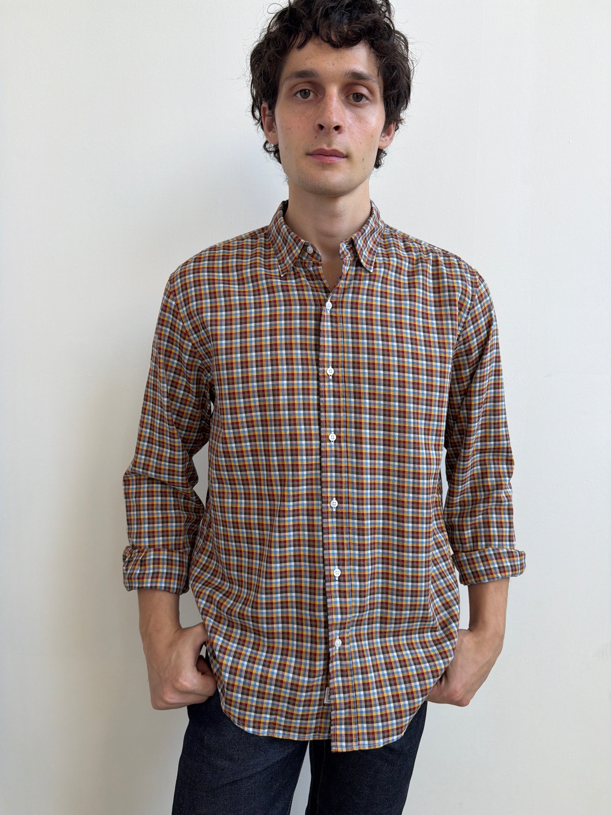 Finbar Woven Button Up Frank & Eileen - 1