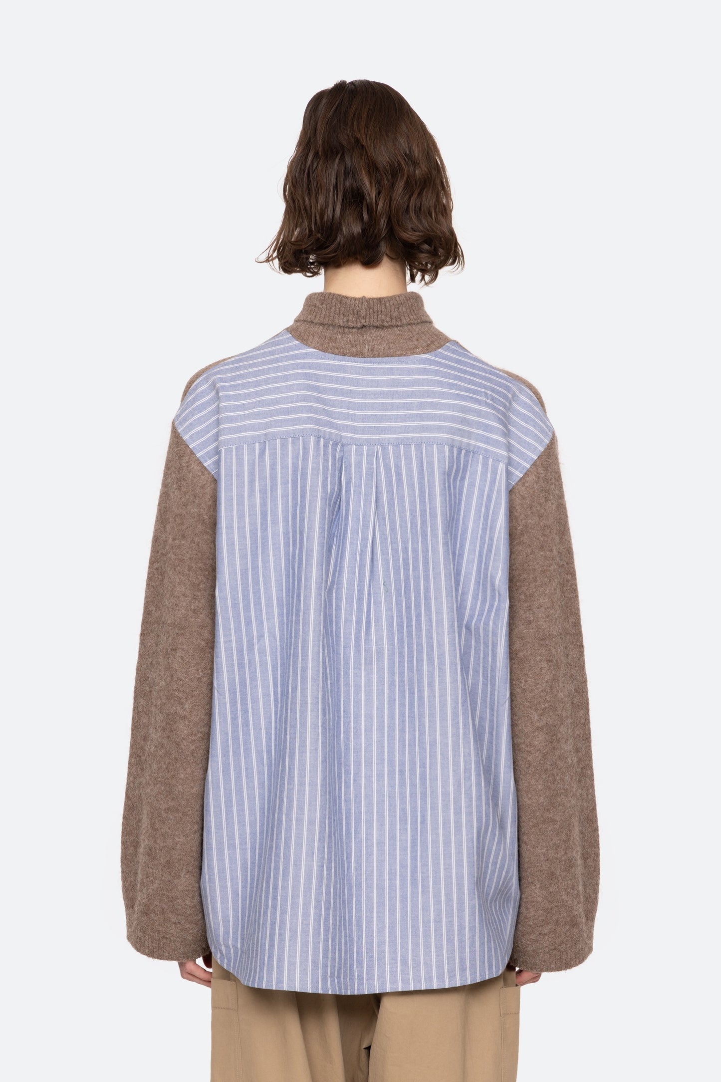 Mallory Combo Knit Turtleneck Sweater Sweaters SEA NEW YORK