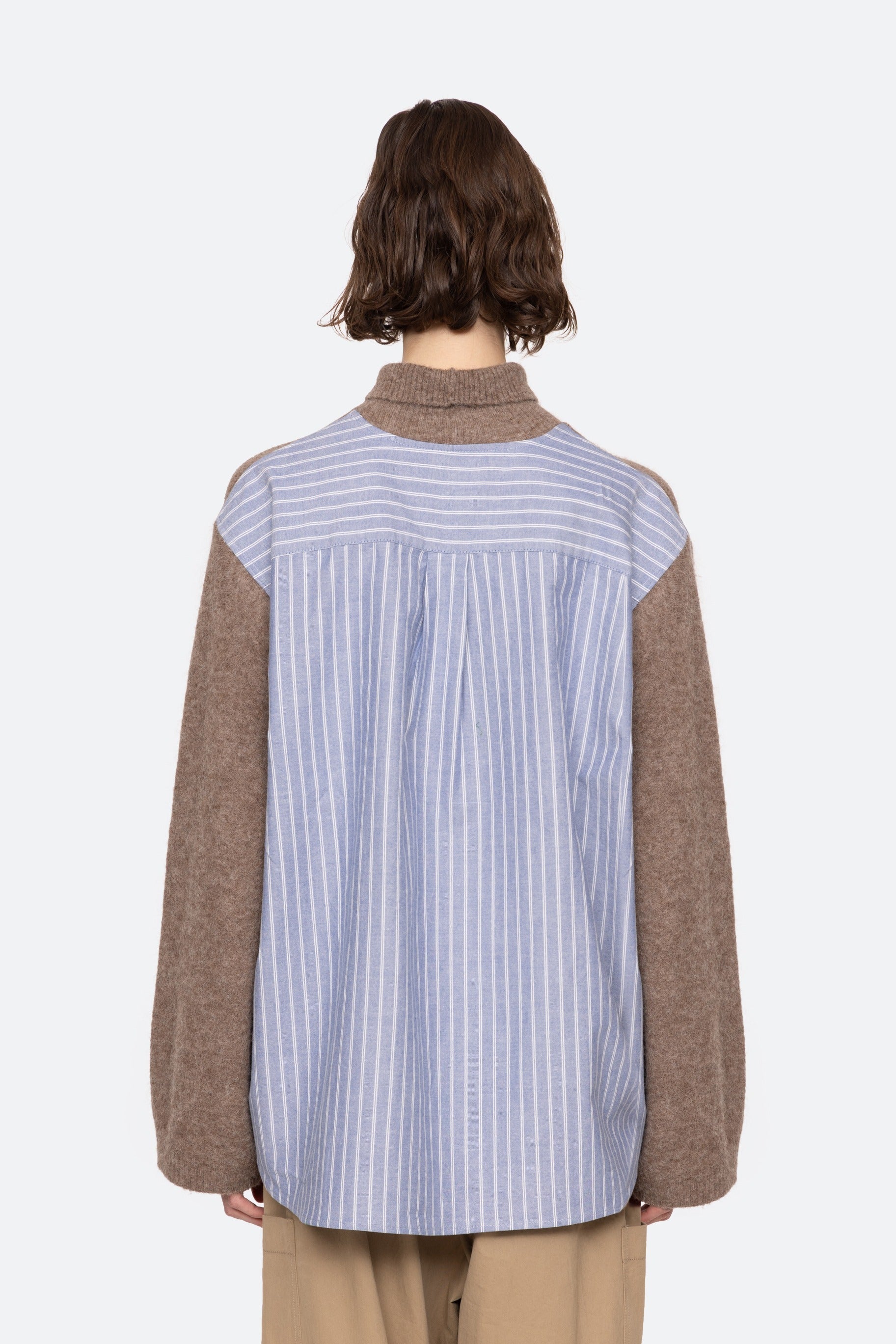 Mallory Combo Knit Turtleneck Sweater Sweaters SEA NEW YORK