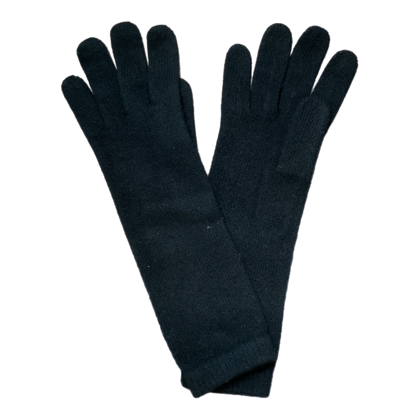 Long Cashmere Gloves Accessories Portolano Black