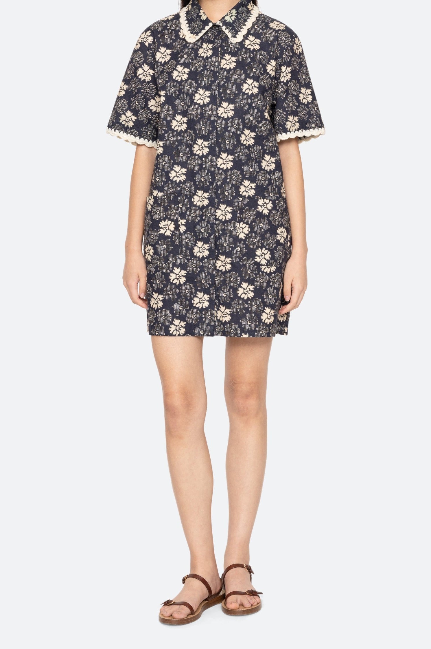 Gloria Print Mini Dress Coverup Dresses SEA NEW YORK