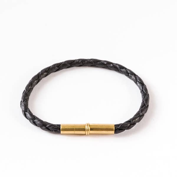 Flint Single Waxed Canvas Bracelet Jewelry Tres Cuervos