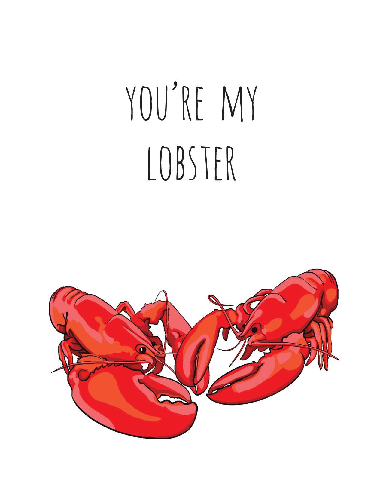 You're My Lobster Noted By Copine