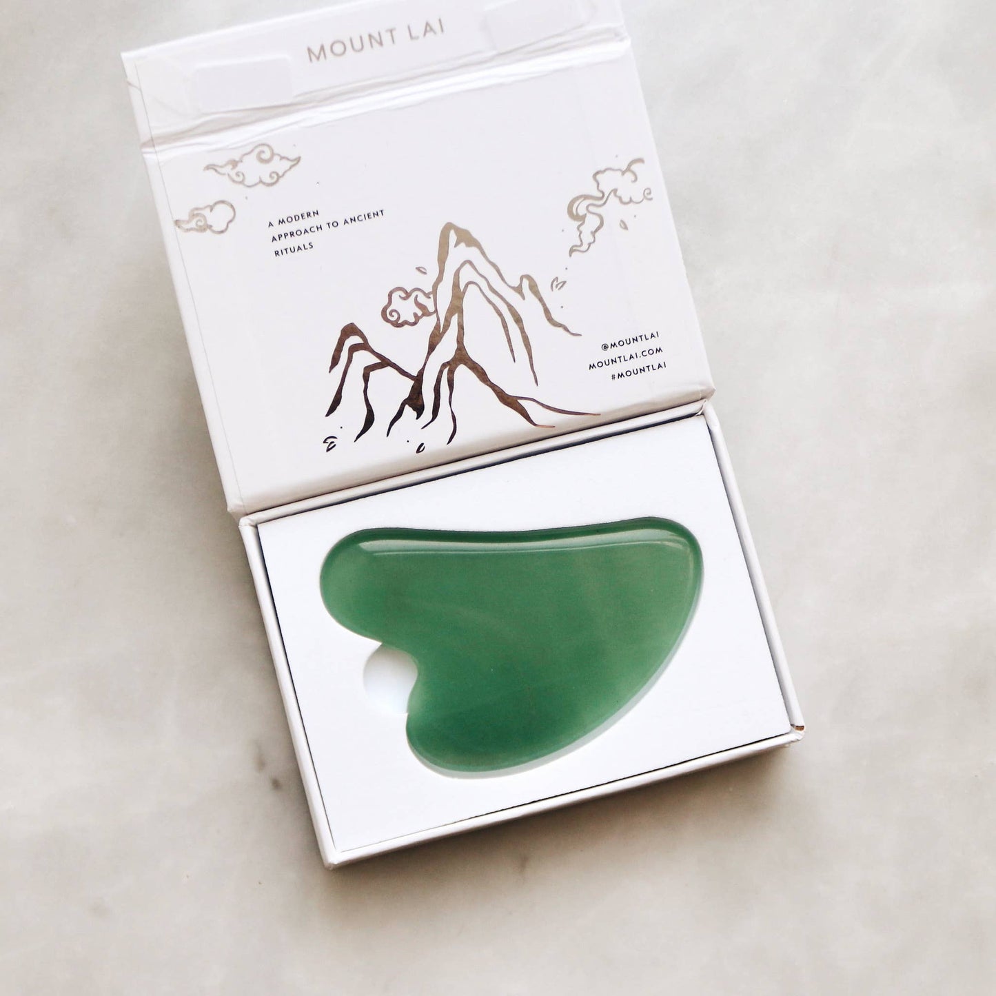 The Jade Gua Sha Facial Lifting Tool Beauty Mount Lai