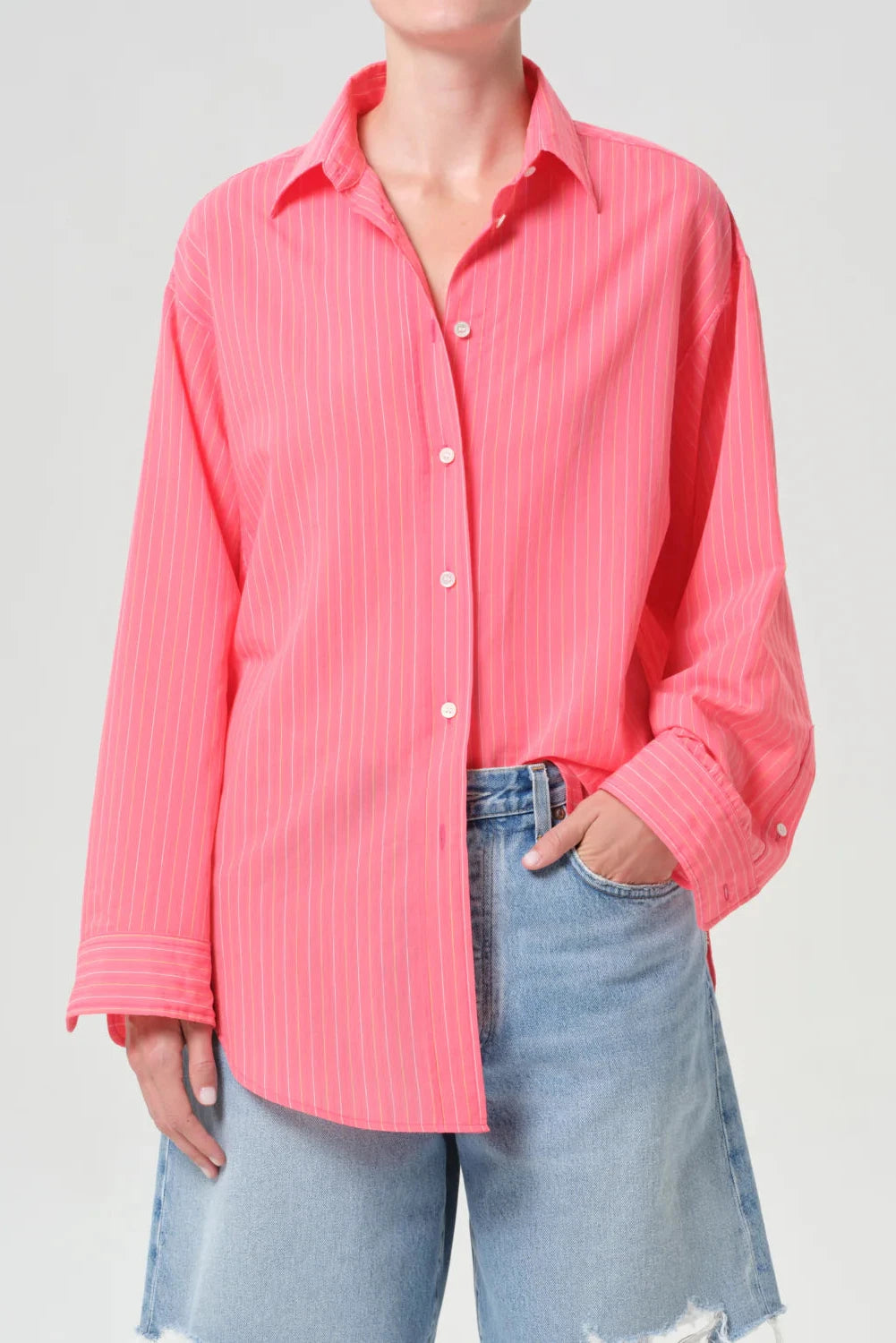 Sona Shirt Tops Agolde Candy Fontana Stripe S