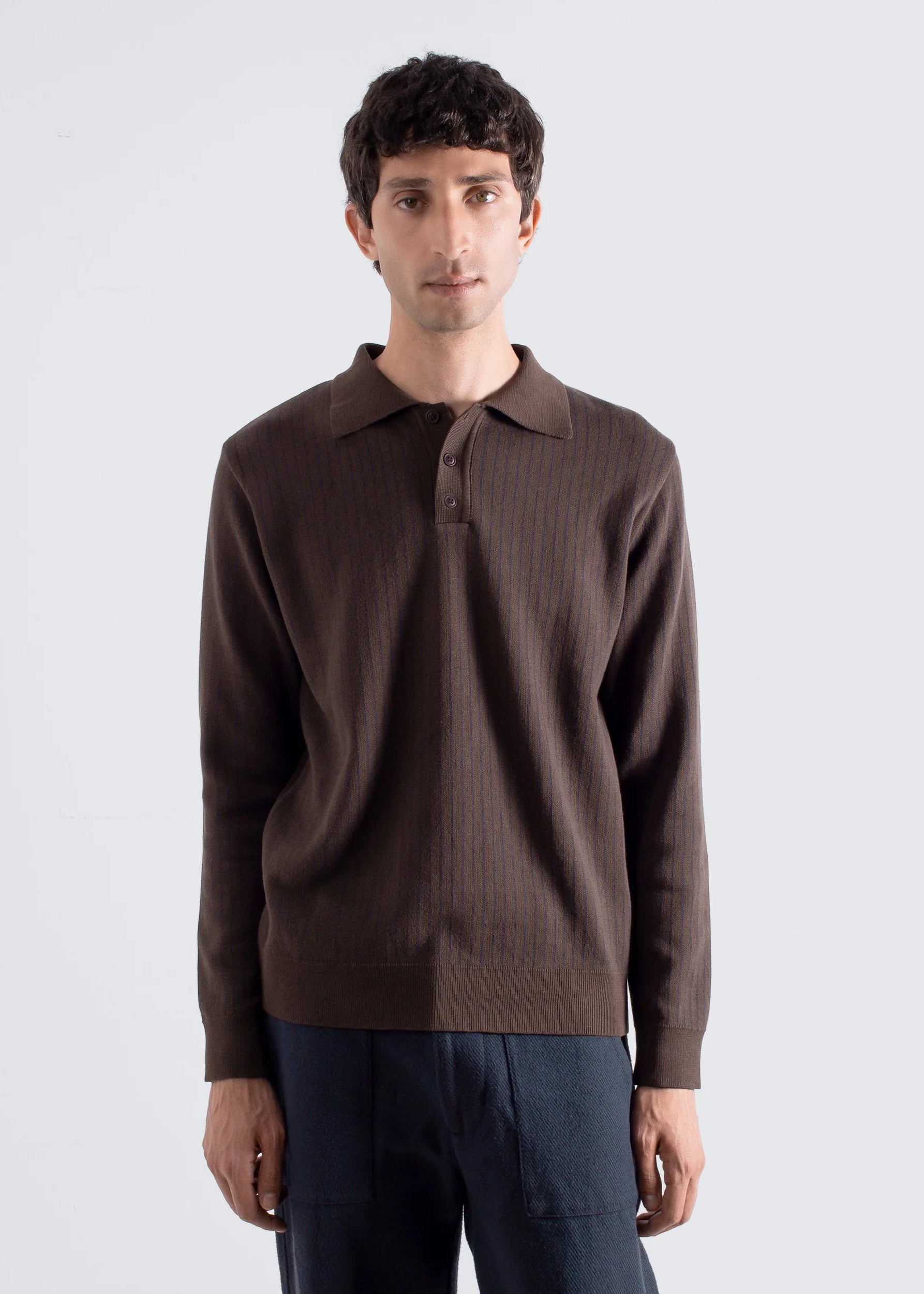 Benny Knitted Polo Sweaters Far Afield
