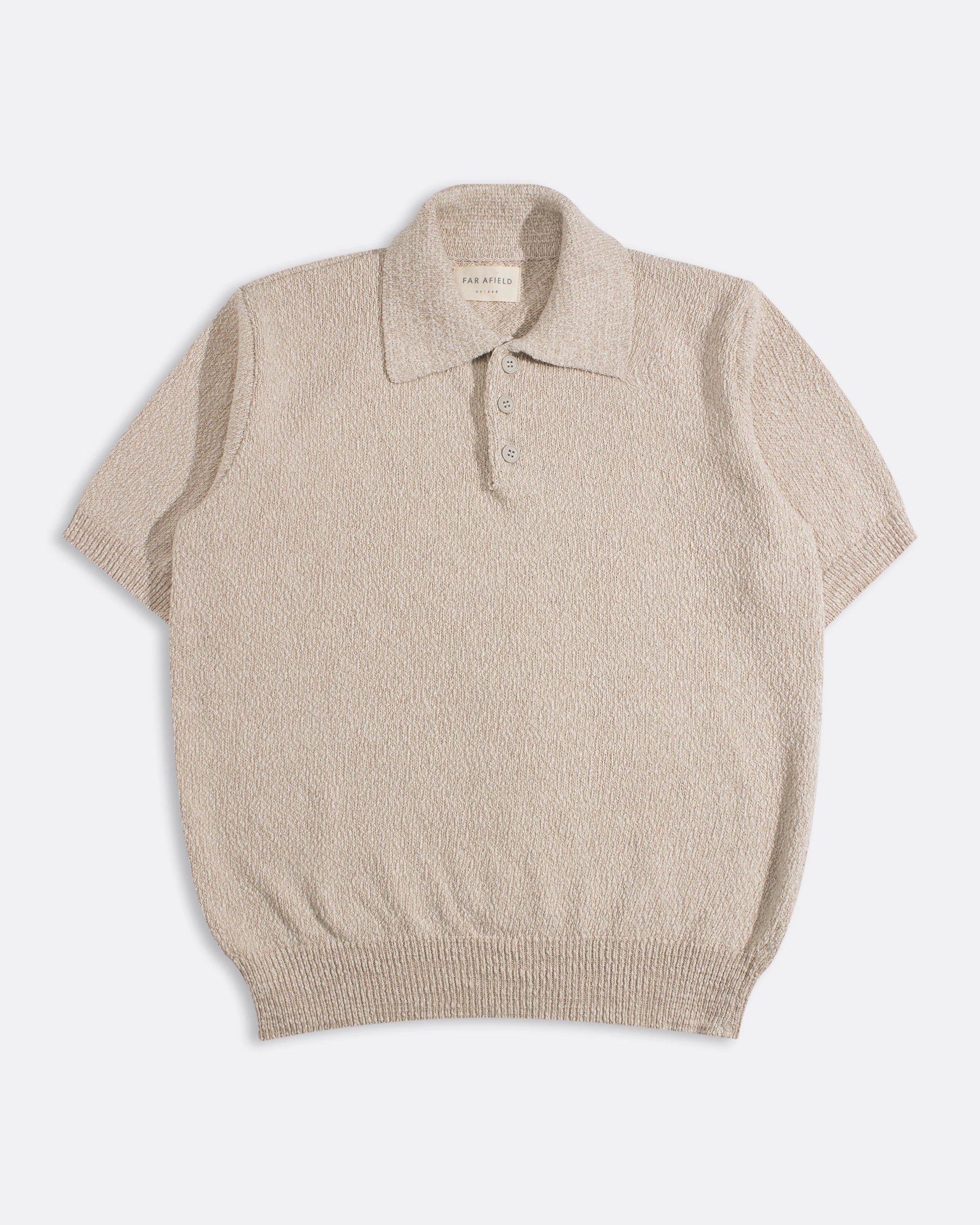 Kier Knitted Polo Polos Far Afield