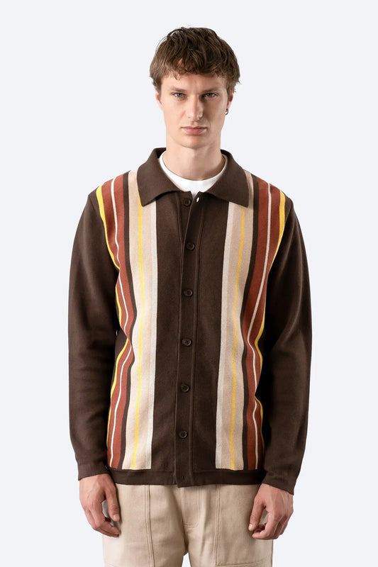 Zigger Knitted Shirt Shirts Far Afield
