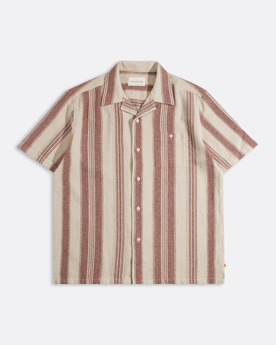 Dobby Stripe Selleck Shirt Tops Far Afield
