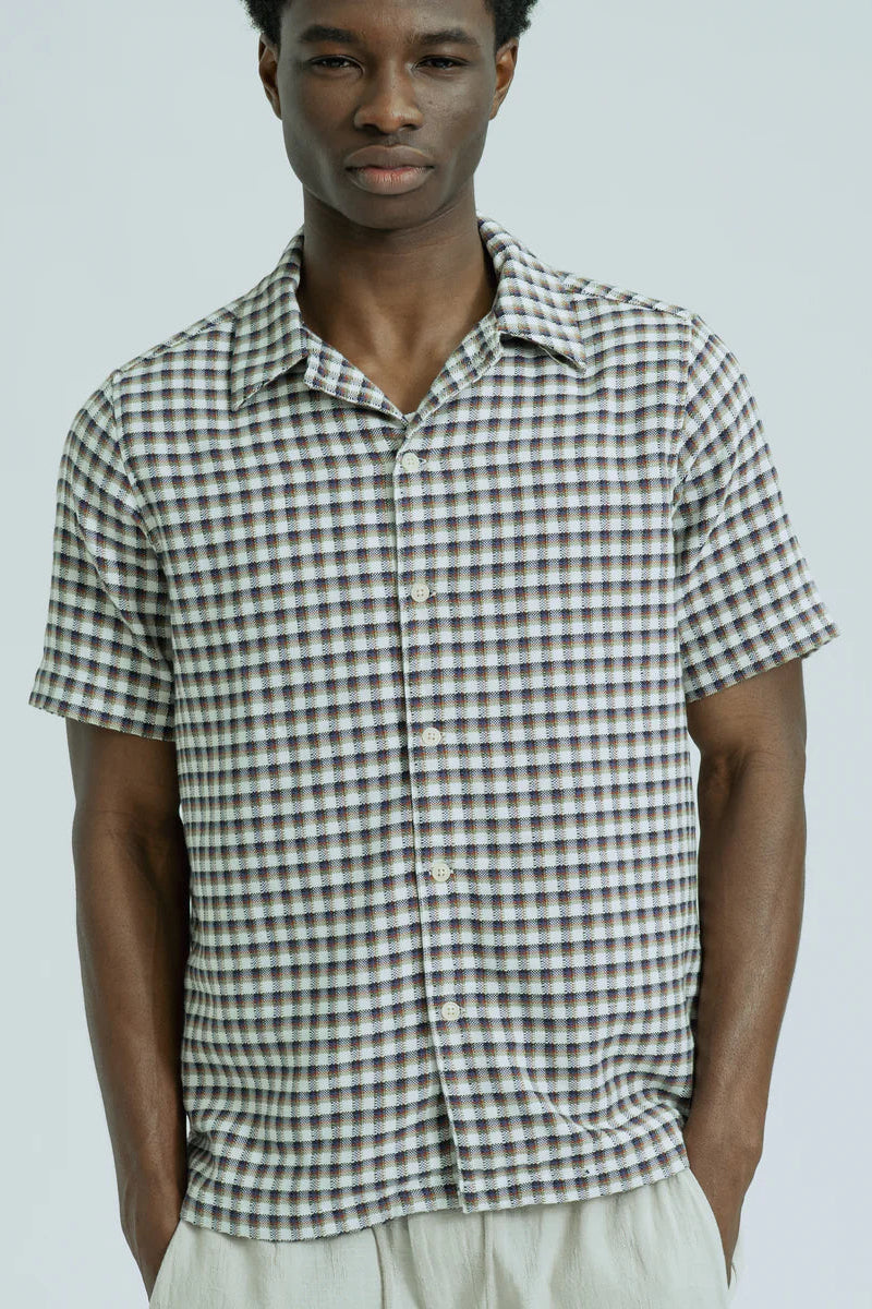 Dobby Check Busey Shirt Tops Far Afield