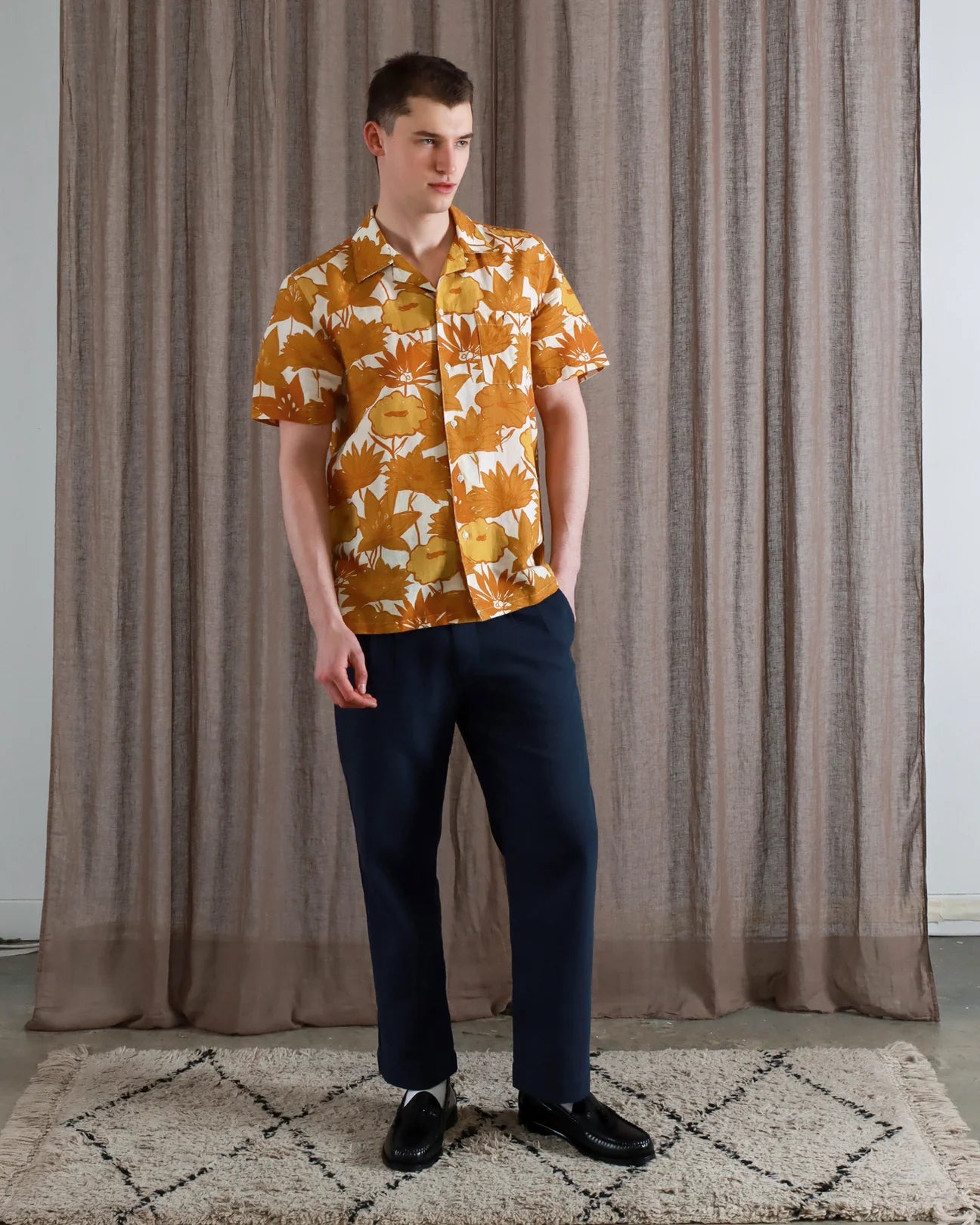 Selleck S/S Flower Collage Print Shirt Tops Far Afield   