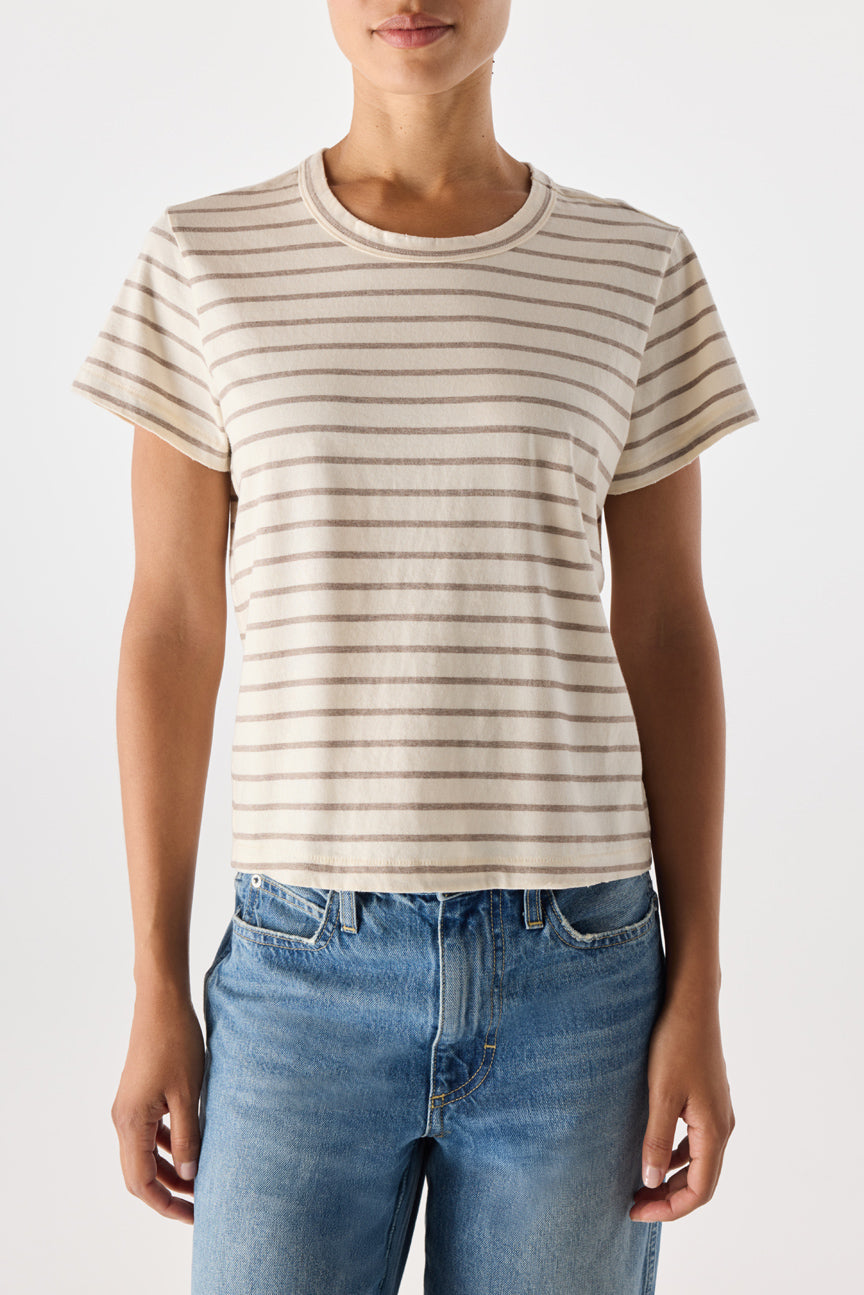 Lovey Tee Tops AMO Denim Natural/Haze S