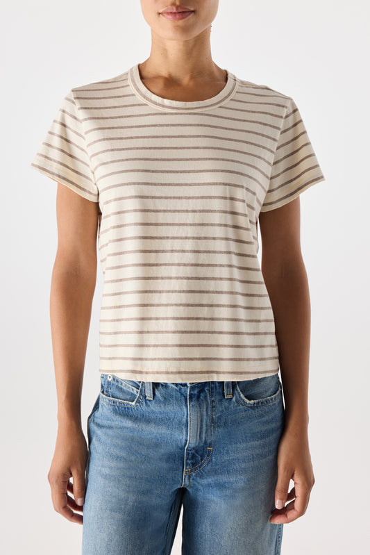 Lovey Tee Tops AMO Denim Natural/Haze S