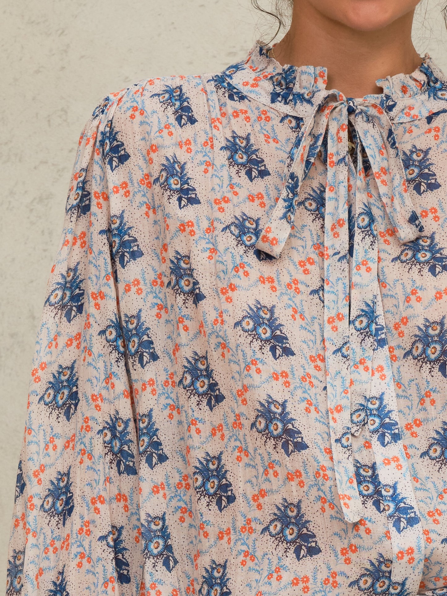 ASTER PRINT L/S TOP Shirts M.A.B.E