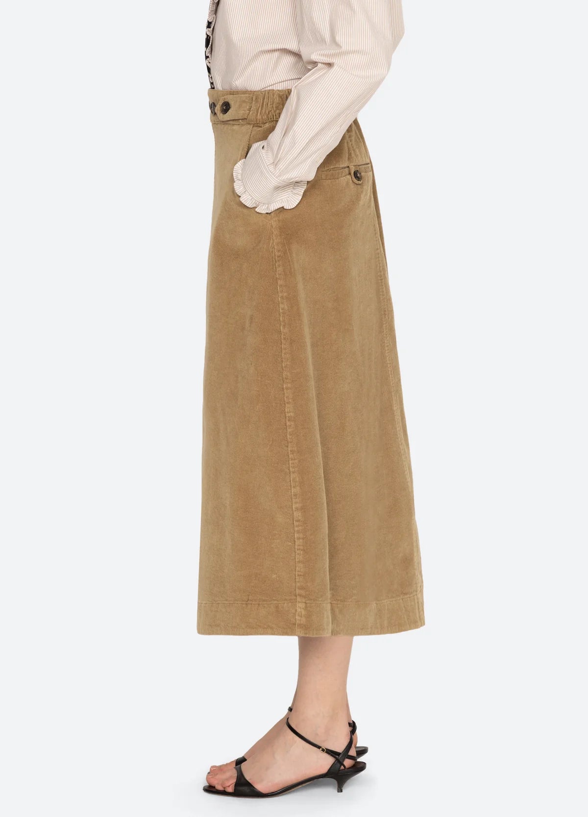 Garrett Corduroy Midi Skirt