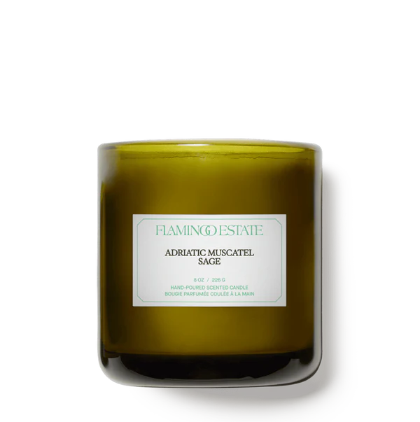 Adriatic Muscatel Sage Candle Candles Flamingo Estate   