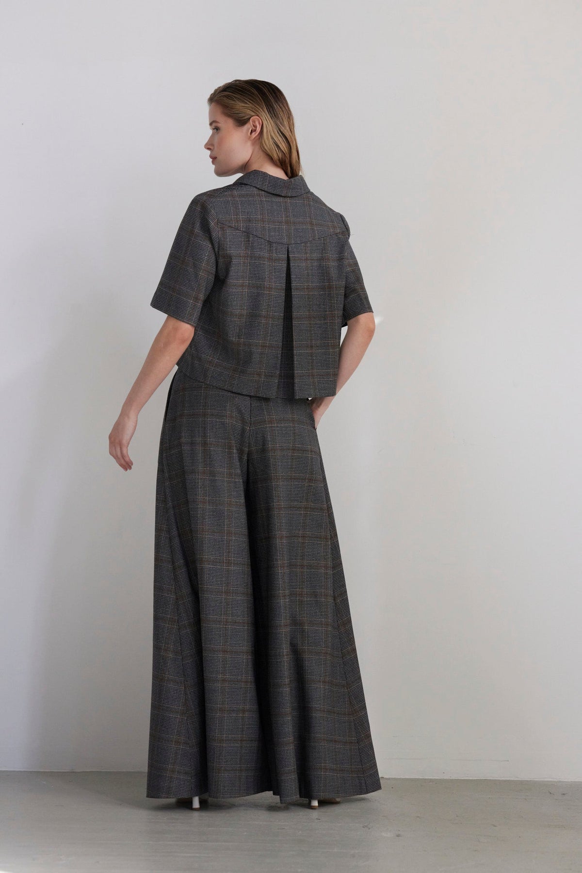 Angela Palazzo Pant in Wool Pants CHRISTINE ALCALAY - 5