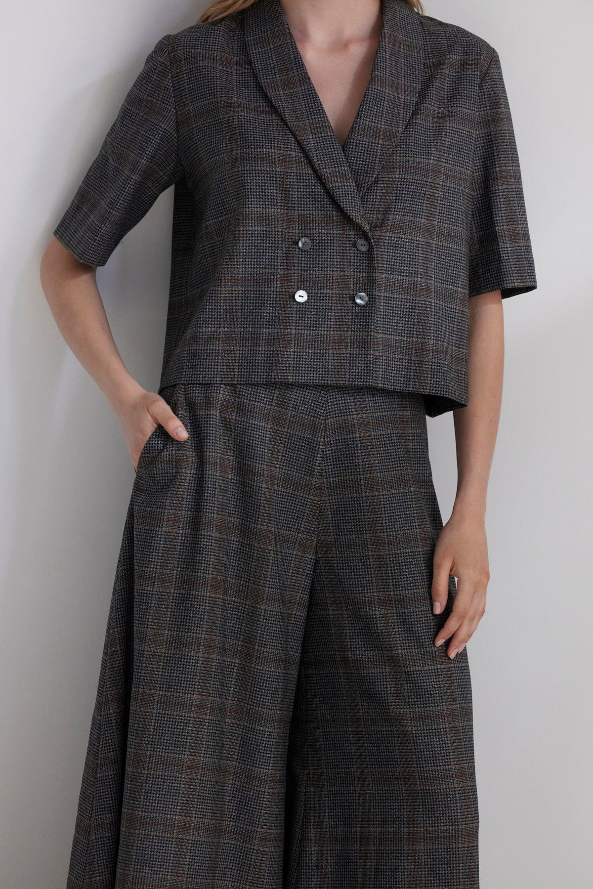 Angela Palazzo Pant in Wool Pants CHRISTINE ALCALAY - 3